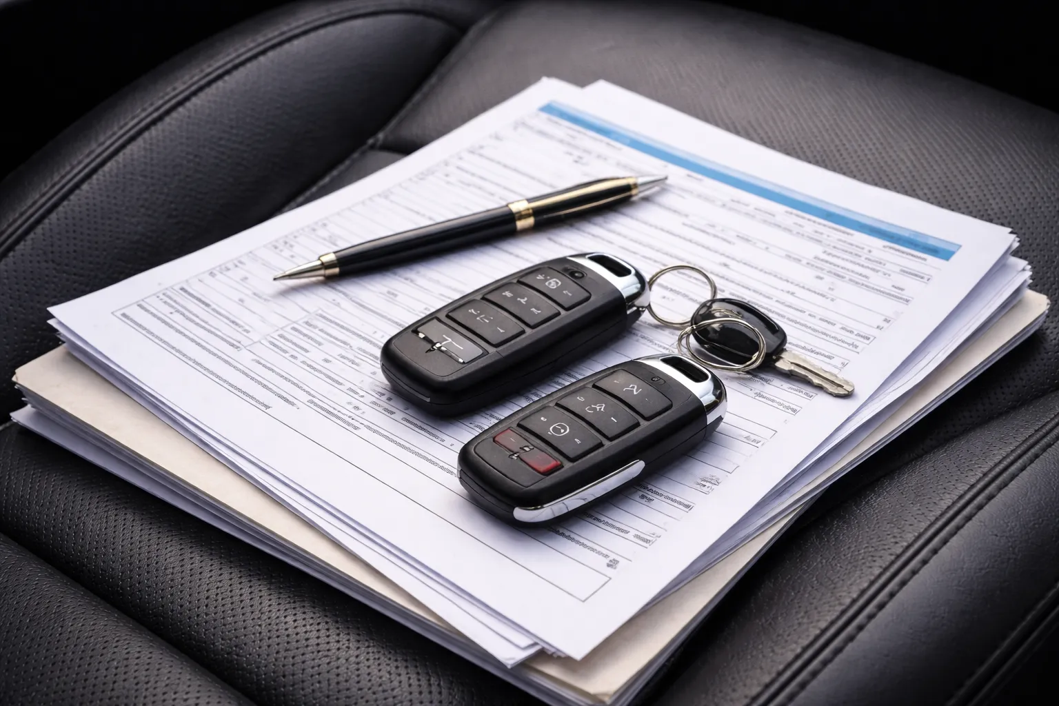 key fobs with documents